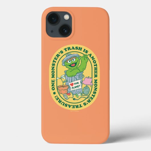 Oscar the Grouch | Monster Treasure Badge Case-Mate iPhone Case (Achterkant)