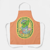 Oscar the Grouch | Monster Treasure Badge Schort (Voorkant)