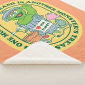 Oscar the Grouch | Monster Treasure Badge Sherpa Deken (3/4)