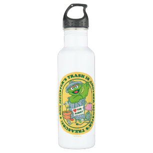 Oscar the Grouch   Monster Treasure Badge Waterfles