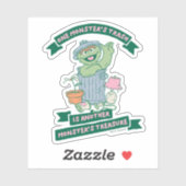 Oscar the Grouch | Monster Treasure Graphic Sticker (Vel)