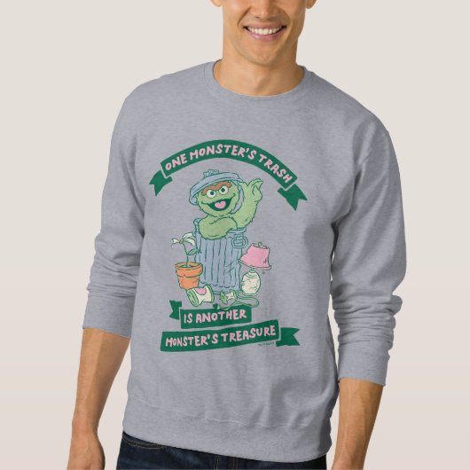 Oscar the Grouch | Monster Treasure Graphic Trui (Voorkant)