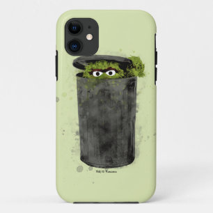 Oscar the Grouch   Ontwikkeling Waterverf iPhone 11 Hoesje