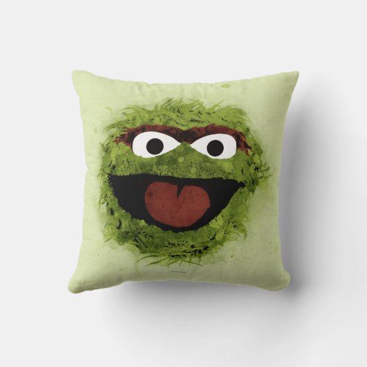 Oscar the Grouch | Ontwikkeling Waterverf Kussen (Achterkant)