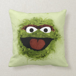 Oscar the Grouch   Ontwikkeling Waterverf Kussen