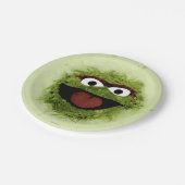 Oscar the Grouch | Ontwikkeling Waterverf Papieren Bordje (Gekanteld)