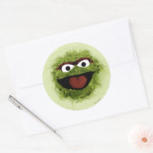 Oscar the Grouch | Ontwikkeling Waterverf Ronde Sticker (Envelop)