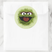 Oscar the Grouch | Ontwikkeling Waterverf Ronde Sticker (Tas)