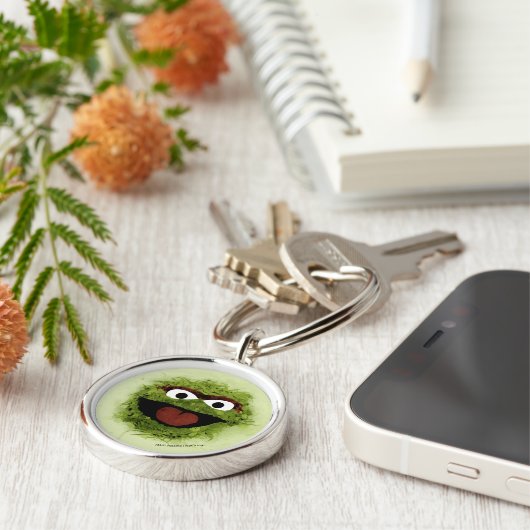Oscar the Grouch | Ontwikkeling Waterverf Sleutelhanger (Zijkant)