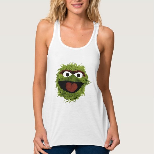Oscar the Grouch | Ontwikkeling Waterverf Tanktop (Voorkant)