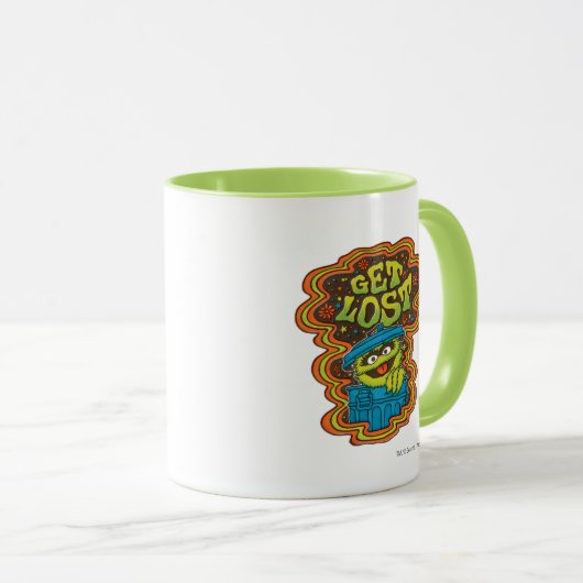 Oscar the Grouch | Psychedelic Mok (Voorkant rechts)
