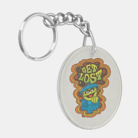 Oscar the Grouch | Psychedelic Sleutelhanger (Voorkant Links)