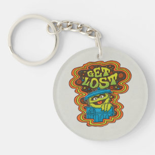 Oscar the Grouch   Psychedelic Sleutelhanger