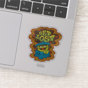 Oscar the Grouch   Psychedelic Sticker