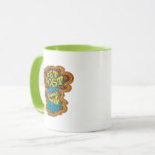 Oscar the Grouch | Psychedelisch Mok (Voorkant links)