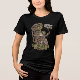 Oscar The Grouch Rustbucket Steampunk Afval Tri-Blend Shirt