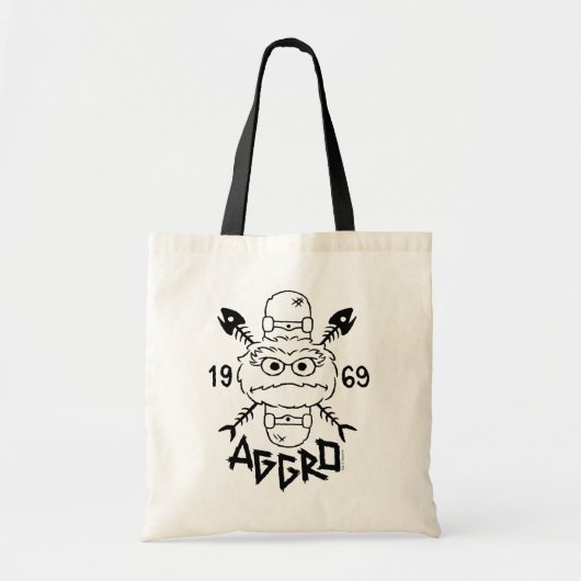 Oscar the Grouch Schaats Logo - Aggro 1969 Tote Bag (Voorkant)