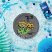 Oscar the Grouch - Trick or treat Papieren Bordje (Feest)
