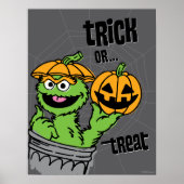 Oscar the Grouch - Trick or treat Poster (Voorkant)