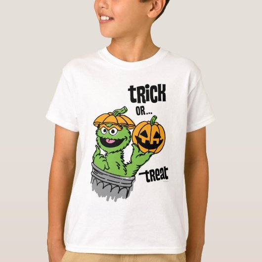 Oscar the Grouch - Trick or treat T-shirt (Voorkant)