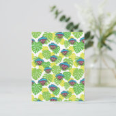 Oscar the Grouch | Tropisch patroon Briefkaart (Staand voorkant)
