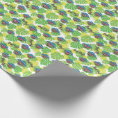 Oscar the Grouch | Tropisch patroon Cadeaupapier (Hoek)