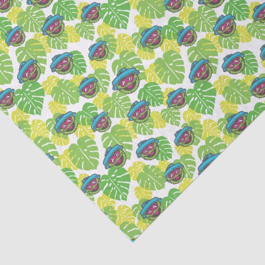 Oscar the Grouch | Tropisch patroon Tissuepapier (Detail)