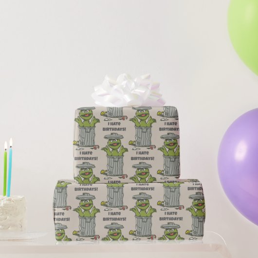 Oscar the Grouch Vintage Cadeaupapier (Feestgeschenken)