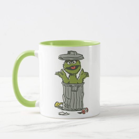 Oscar the Grouch Vintage Mok (Links)