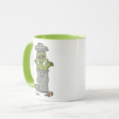 Oscar the Grouch Vintage Mok (Voorkant links)