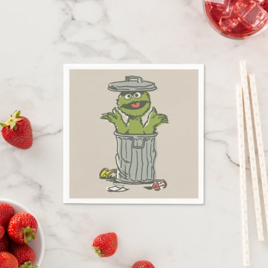 Oscar the Grouch Vintage Servet (Insitu)