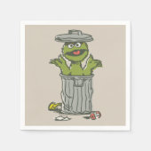 Oscar the Grouch Vintage Servet (Voorkant)