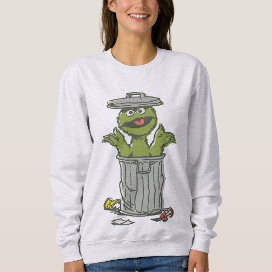 Oscar the Grouch Vintage Trui (Voorkant)