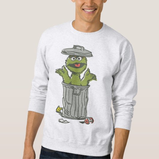 Oscar the Grouch Vintage Trui (Voorkant)