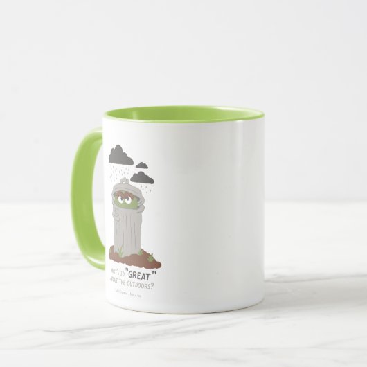 Oscar The Grouch | Wat is er zo geweldig aan het r Mok (Voorkant links)