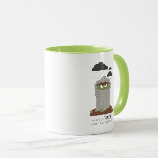 Oscar The Grouch | Wat is er zo geweldig aan het r Mok (Voorkant rechts)
