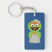 Oscar the Grouch Wool Style Sleutelhanger (Voorkant)