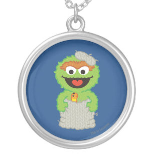 Oscar the Grouch Wool Style Zilver Vergulden Ketting