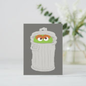 Oscar the Grouch & z'n vuilnisbak Briefkaart (Staand voorkant)