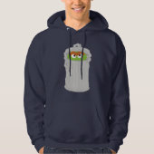 Oscar the Grouch & z'n vuilnisbak Hoodie (Voorkant)