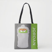 Oscar the Grouch & z'n vuilnisbak | Jouw namen toe Tote Bag (Voorkant)