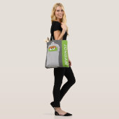 Oscar the Grouch & z'n vuilnisbak | Jouw namen toe Tote Bag (Op model)