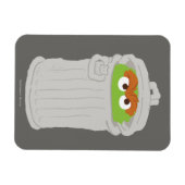 Oscar the Grouch & z'n vuilnisbak Magneet (Horizontaal)