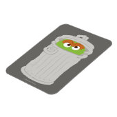 Oscar the Grouch & z'n vuilnisbak Magneet (Linkerzijde)