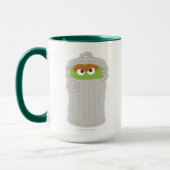 Oscar the Grouch & z'n vuilnisbak Mok (Links)
