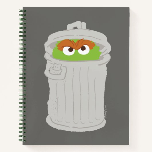 Oscar the Grouch & z'n vuilnisbak Notitieboek (Voorkant)