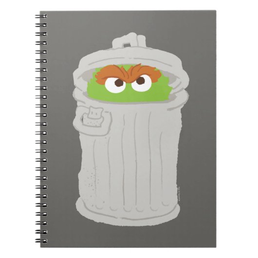 Oscar the Grouch & z'n vuilnisbak Notitieboek (Voorkant)
