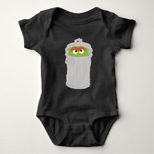 Oscar the Grouch & z'n vuilnisbak Romper (Voorkant)