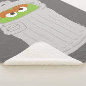 Oscar the Grouch & z'n vuilnisbak Sherpa Deken (3/4)