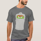 Oscar the Grouch & z'n vuilnisbak T-shirt (Voorkant)
